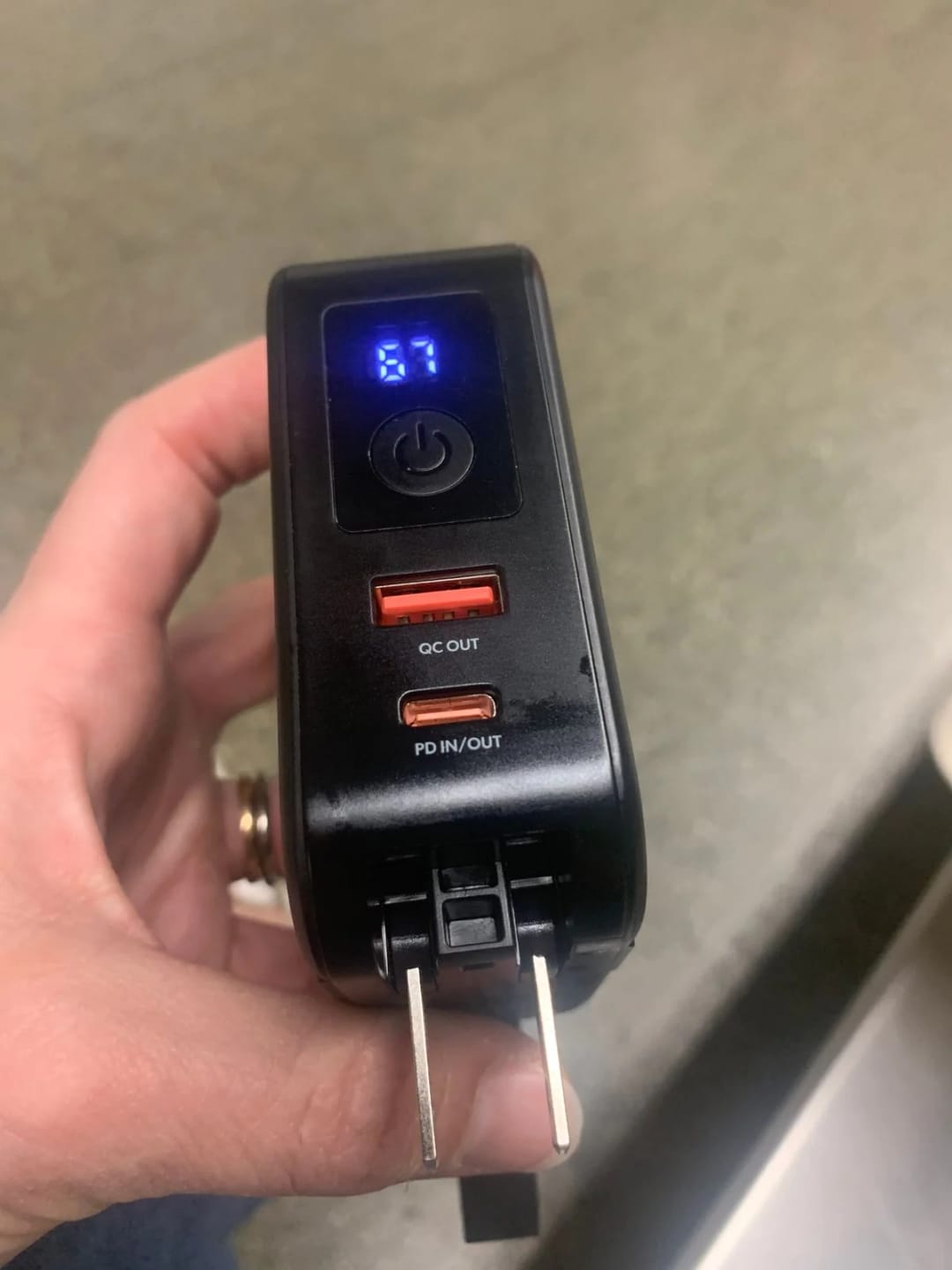 Customer photo review of TravelVolt® GO (5-in-1 Travel Charger)