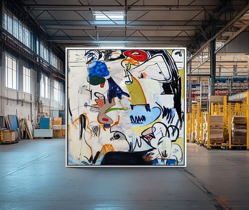 Customer review photo for Abstract Graffiti Art #GA009