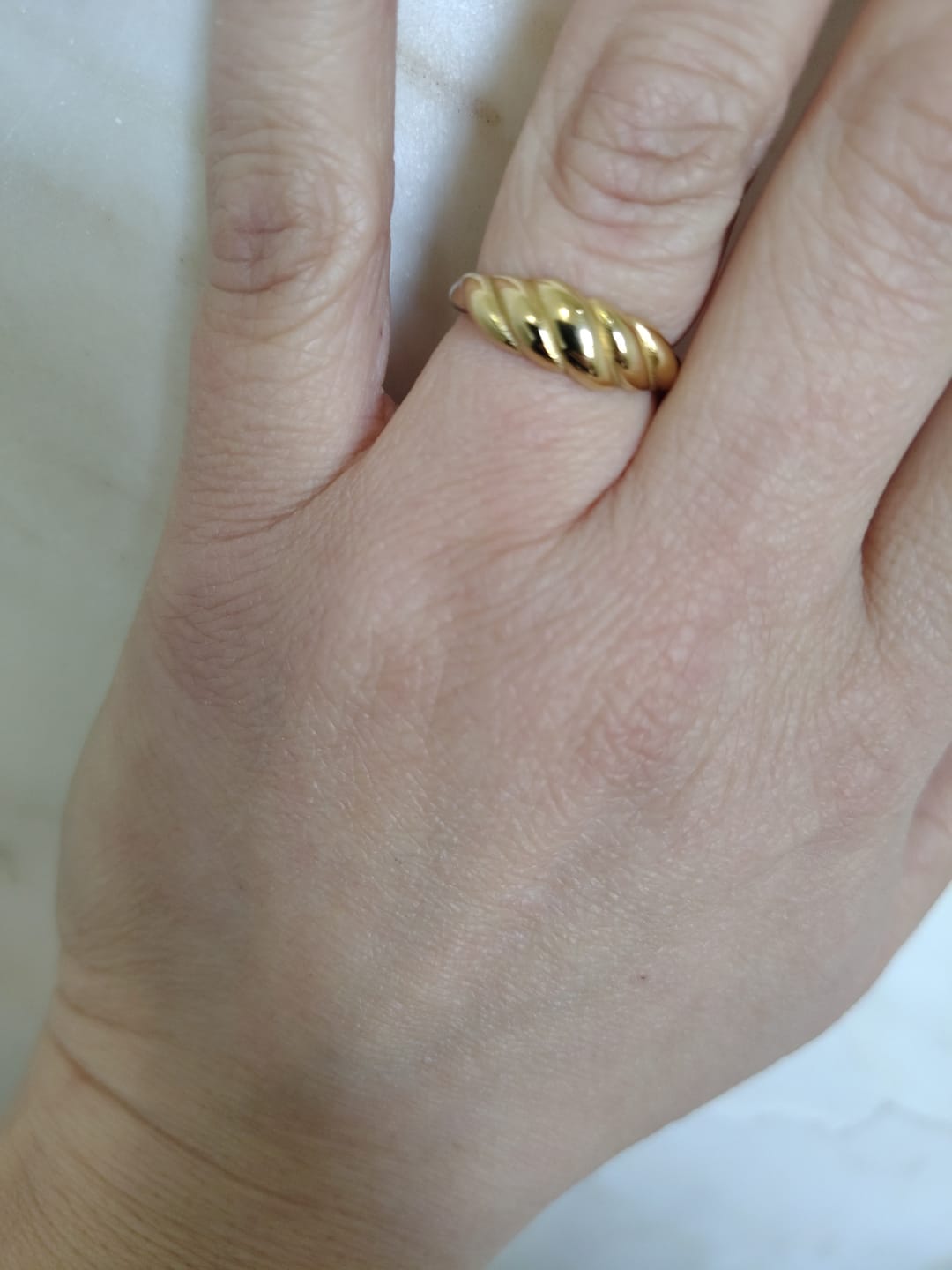 Customer photo review of Twisted Ring