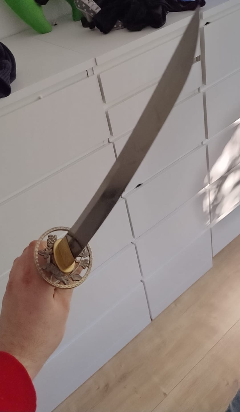 Customer photo review of Custom Tanto Build your own Tanto sword