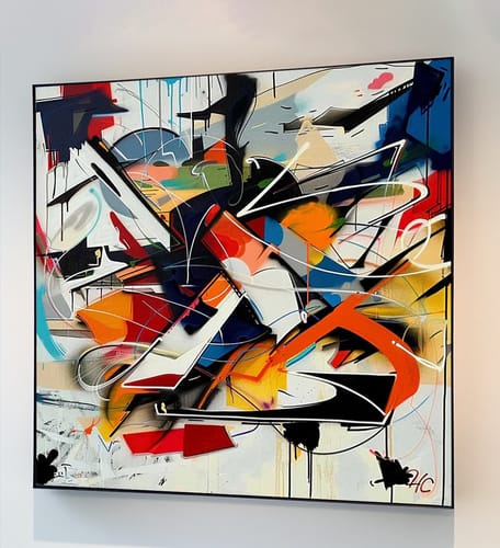 Customer review photo for Abstract Graffiti Art #GA026