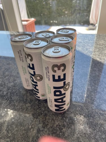 Customer photo review of Sparkling Maple Water