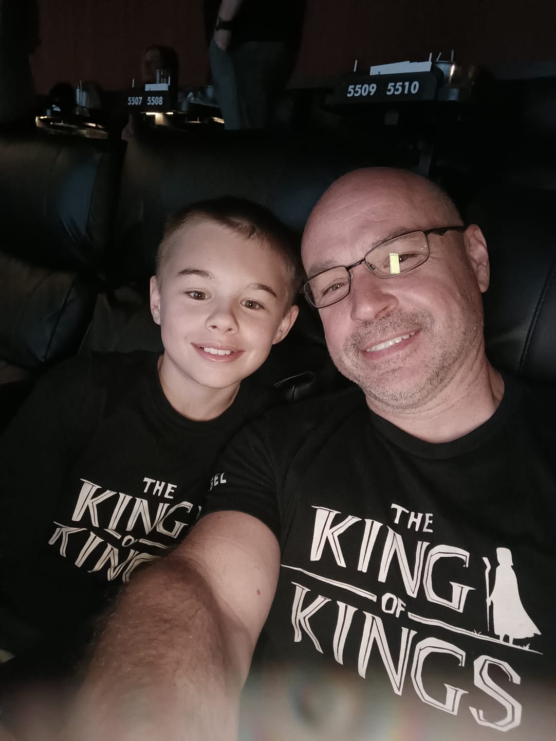 Customer photo review of The King of Kings Logo T-Shirt
