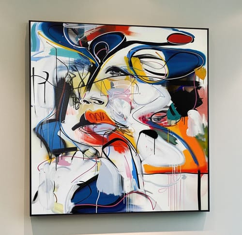 Customer review photo for Abstract Graffiti Art #GA022