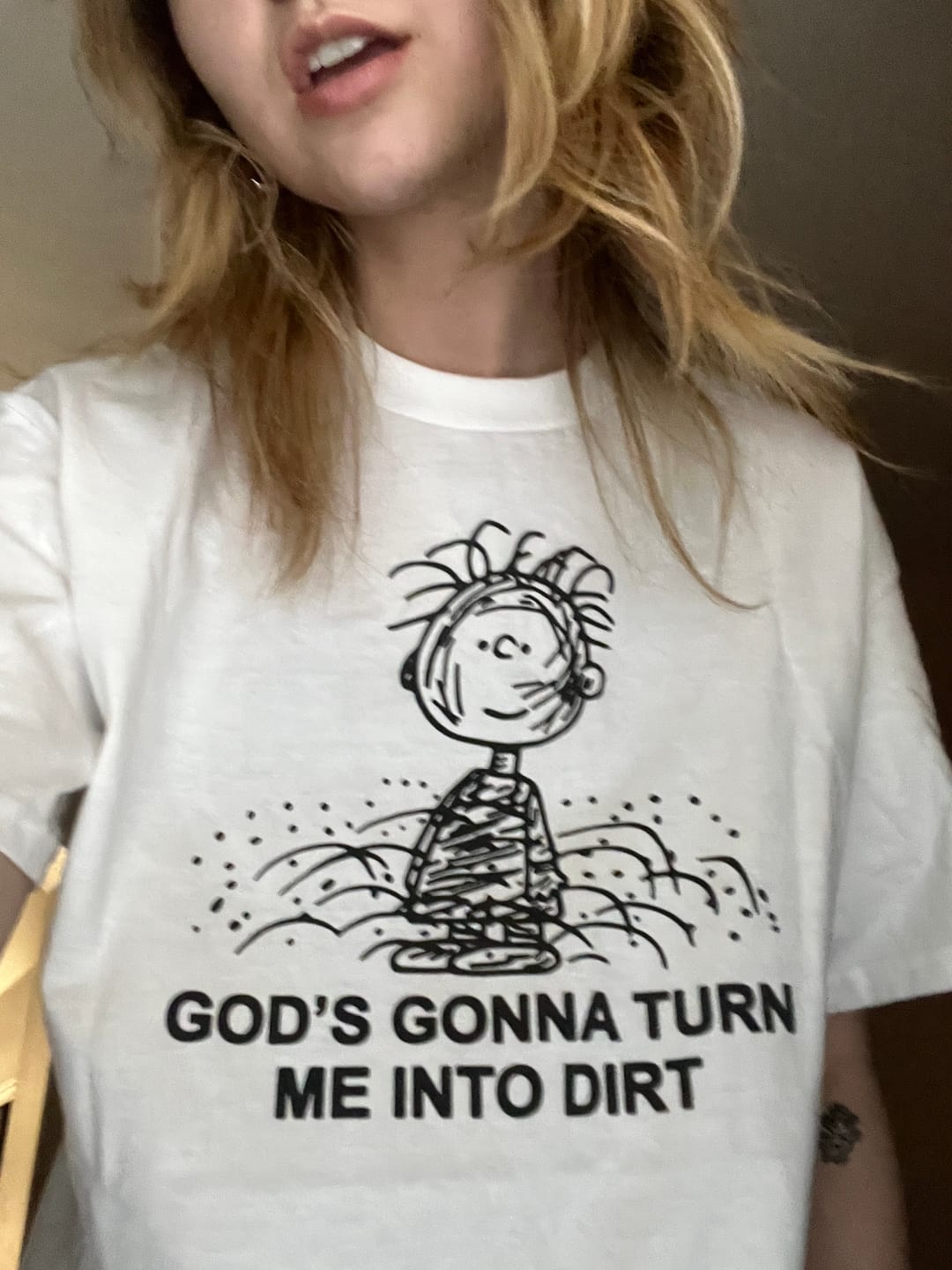 Customer photo review of DIRT SHIRT