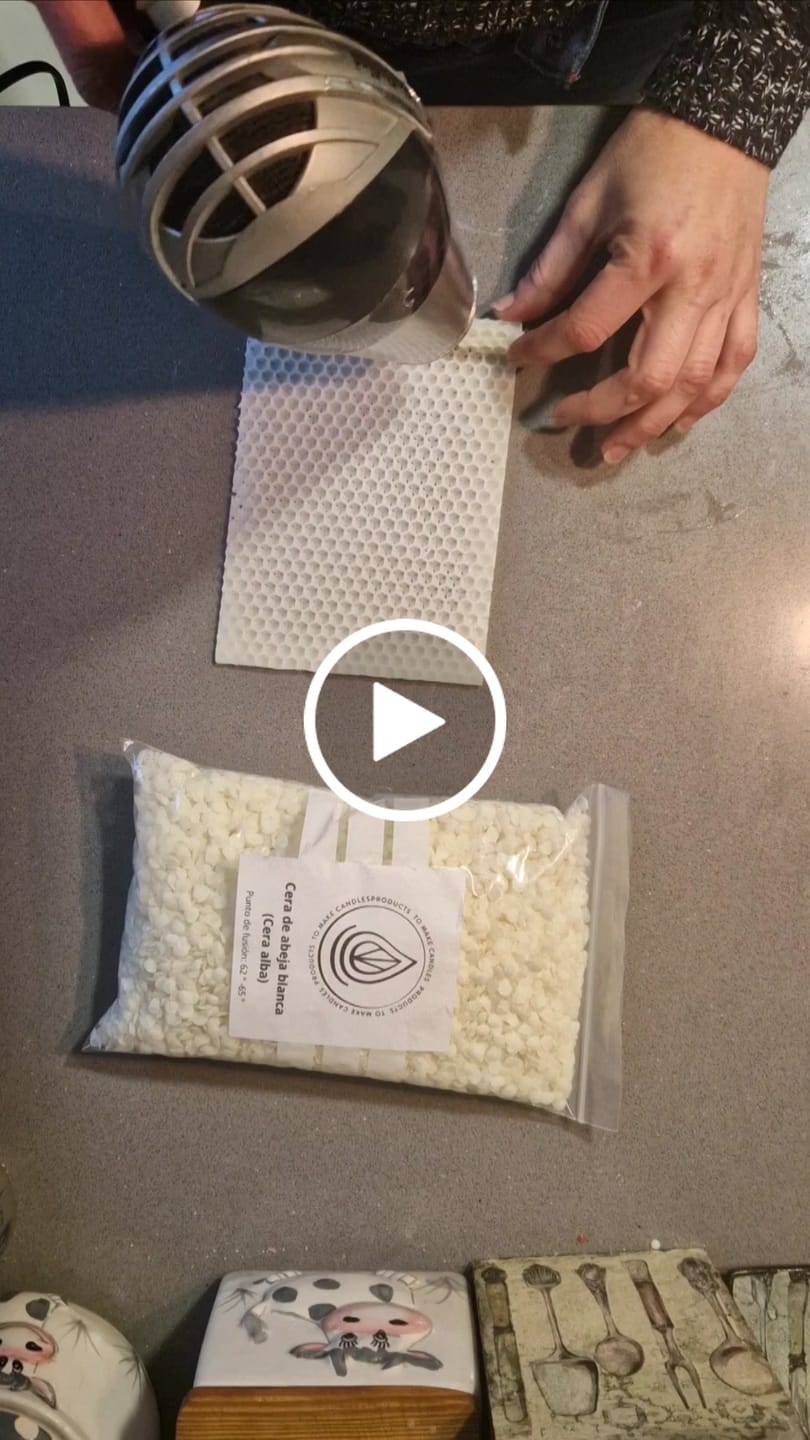 Customer video review of Cera de Abeja Blanca (Cera Alba)