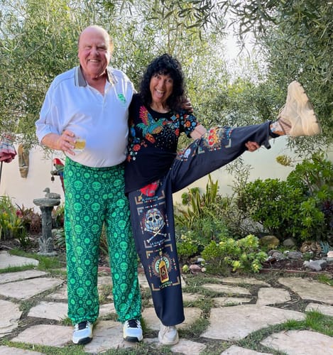 Customer photo review of St. Patrick's Calavera Pajama/Slouch Wide-leg Pants