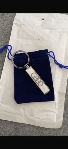 Customer photo review of Kennzeichen Schlüsselanhänger Mini Nummernschild Metall