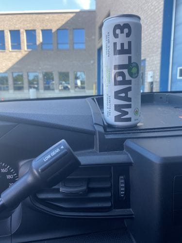 Customer photo review of Sparkling Maple Water