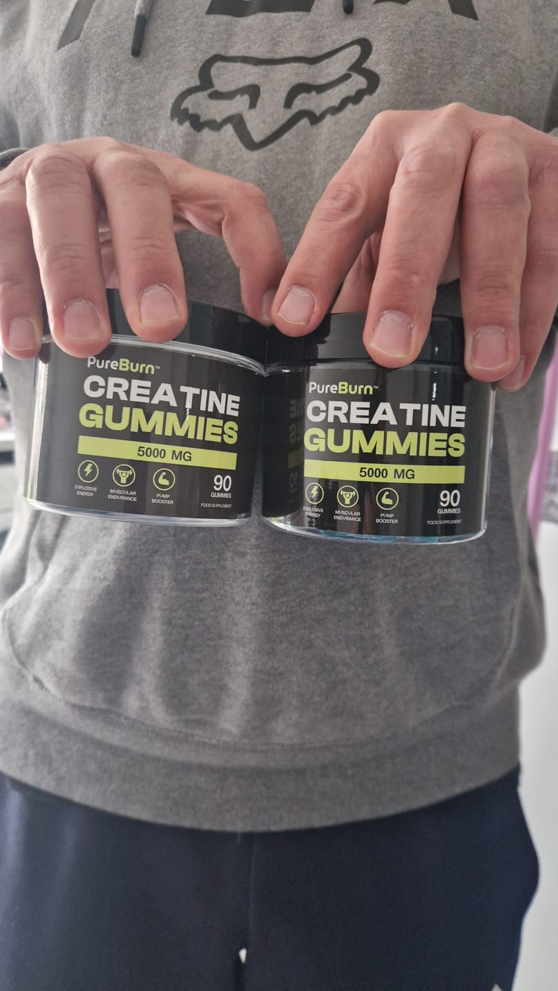 Customer photo review of Creatine Gummies