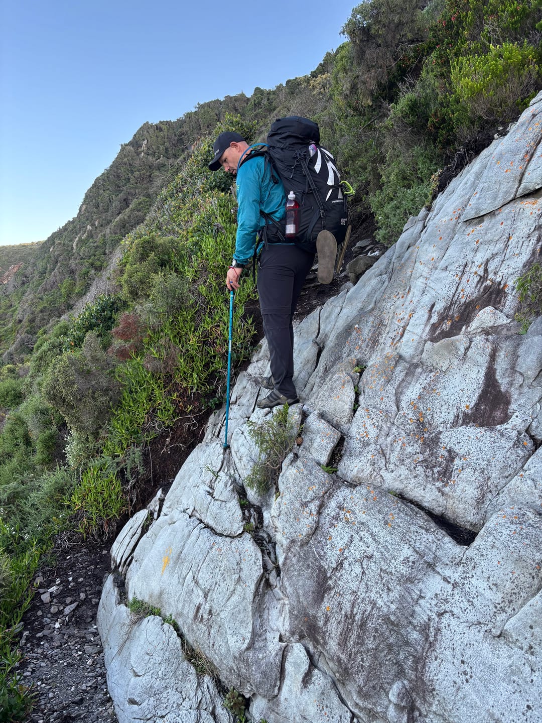 Customer photo review of 70 + 5L Hiking Backpack