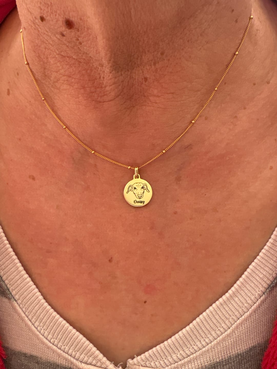 Customer photo review of Rückseitengravur