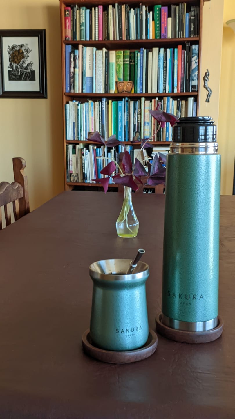 Customer photo review of Mate Sakura Verde Con Bombilla Y Limpiador 236 Ml