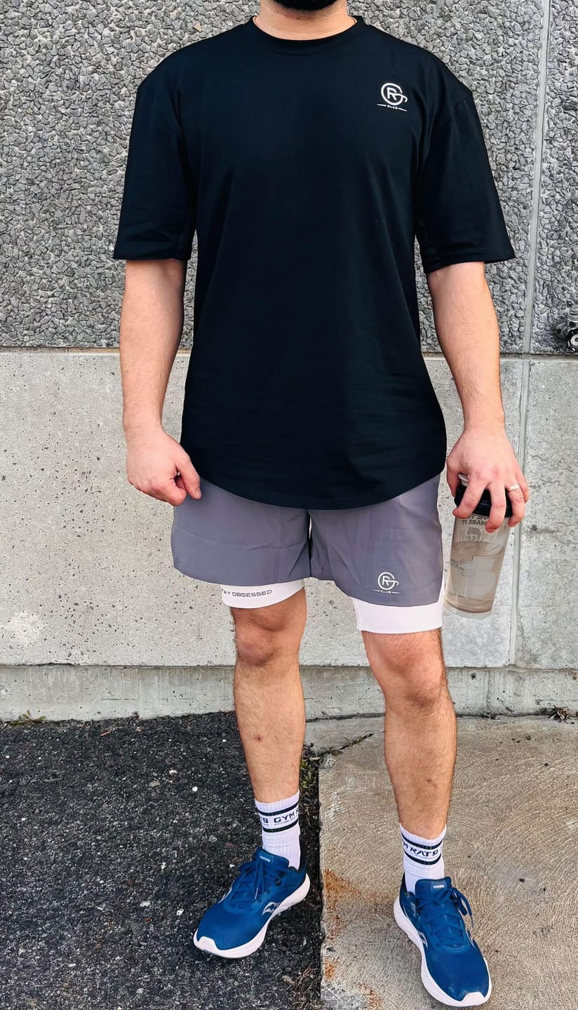 Customer photo review of STAY OBSESSED SHORTS