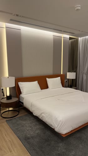 Customer photo review of Verona Orange King Size Bed MLL-F13