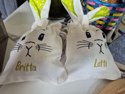 Customer photo review of Osterhasen - in 3 verschiedenen Farben