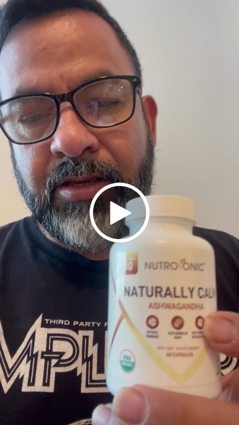 Customer video review of Naturally Calm Ashwagandha