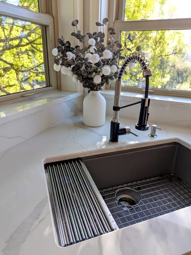 Customer photo review of Faux Arrangement - White & Green