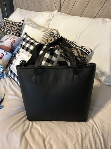 Customer photo review of Obsidian Milano Tote
