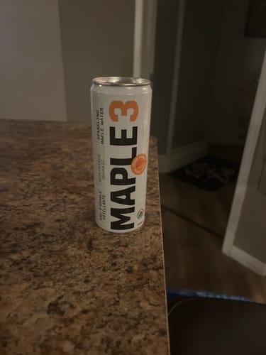 Customer photo review of Sparkling Maple Water