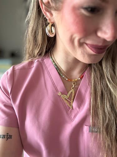 Customer photo review of James Hoop Earrings