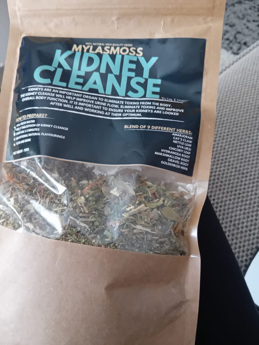 Customer photo review of Kidney Cleanse