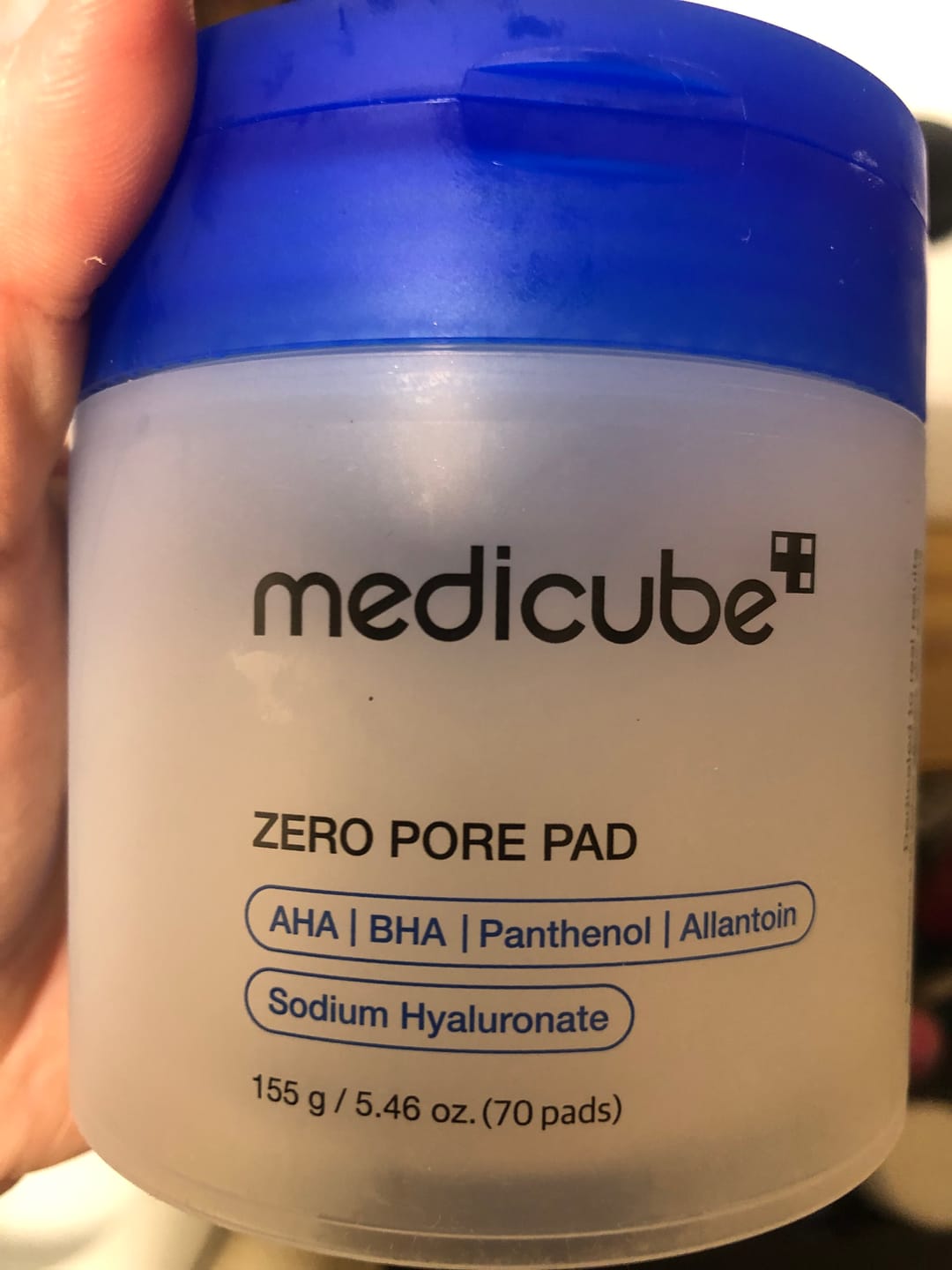 Customer photo review of Pīlinga spilventiņi sejai Medicube Zero Pore Pad 2.0