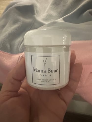 Customer photo review of Mama Bear Nerve Relief Lotion
