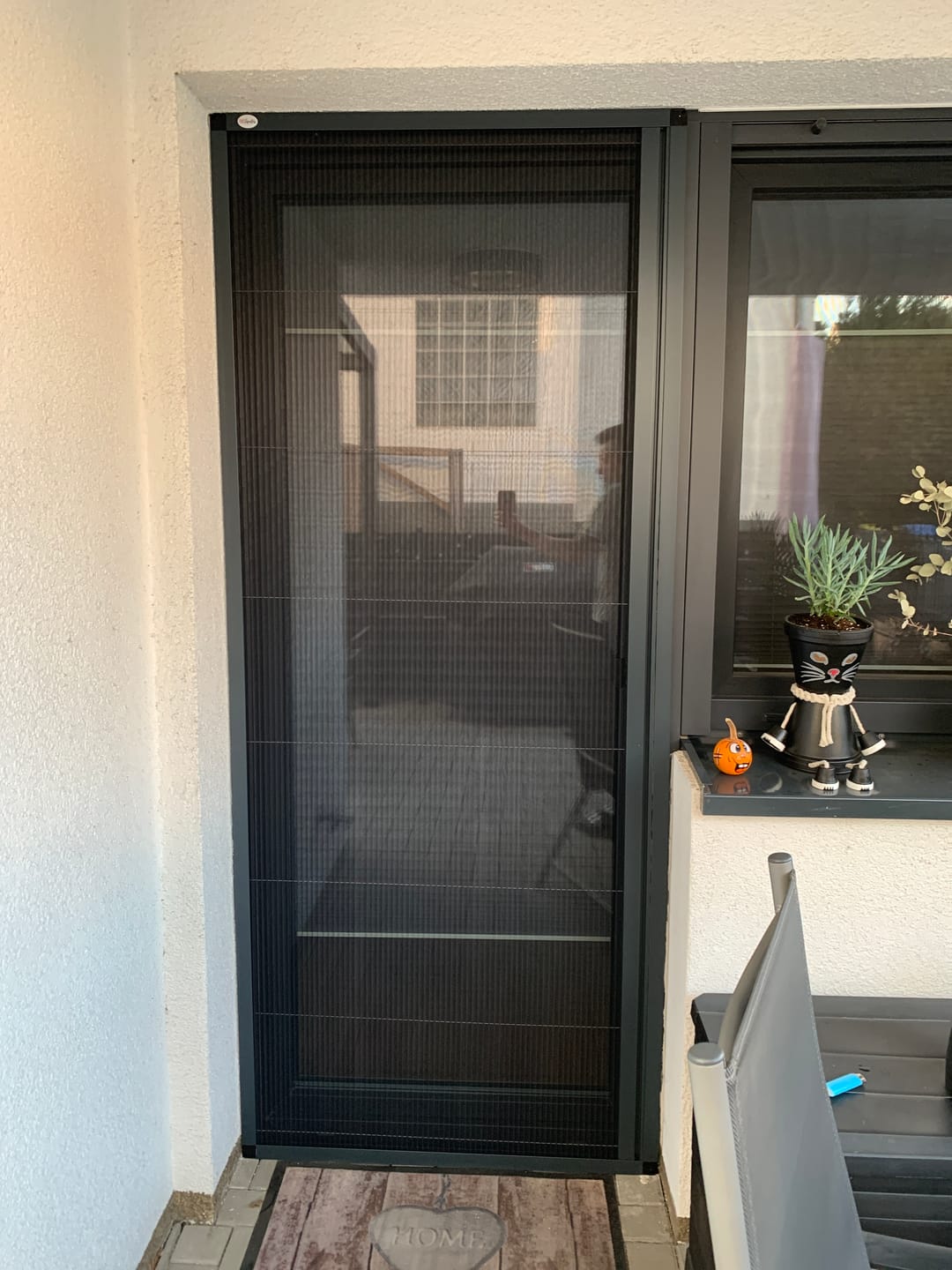 Customer photo review of Fliegengitter zum Schieben