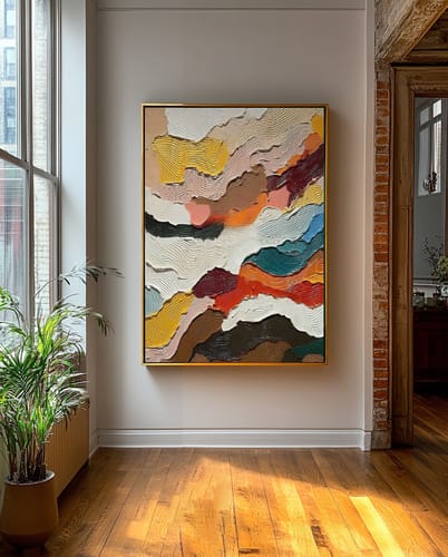 Customer review photo for Colorful Painting #CA056