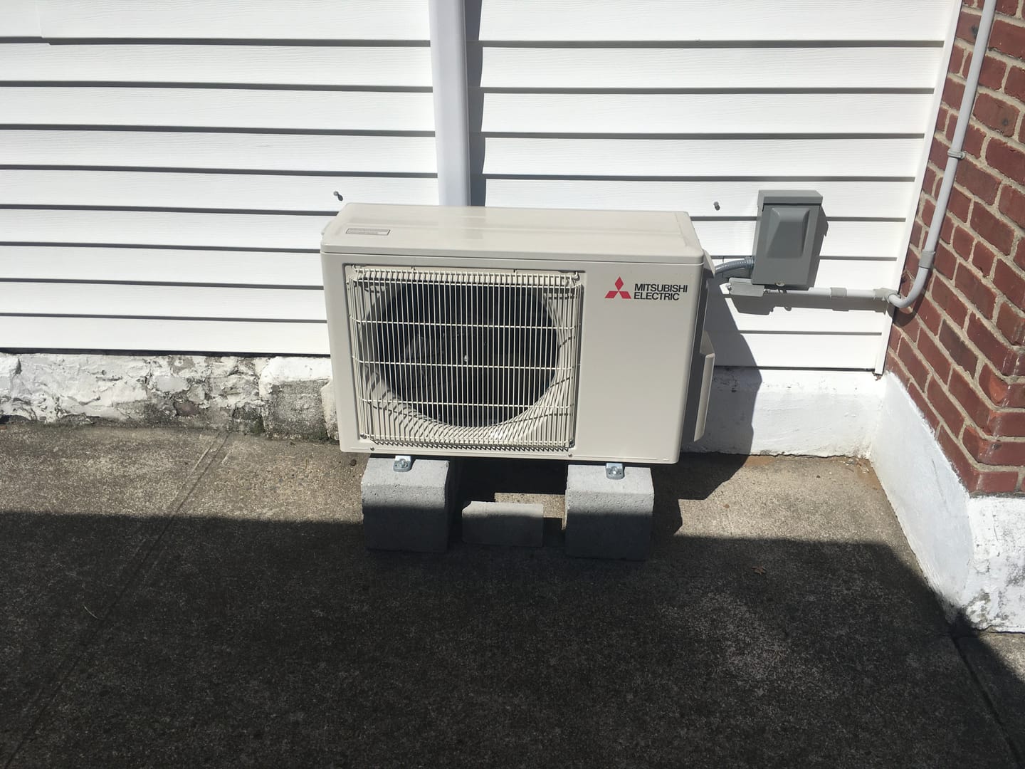 Customer photo review of Mini-Split AC Cover - White