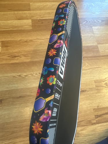 Customer photo review of Psychedelic Edge Tape (3 pack) - Pickleball Paddle Edge Tape