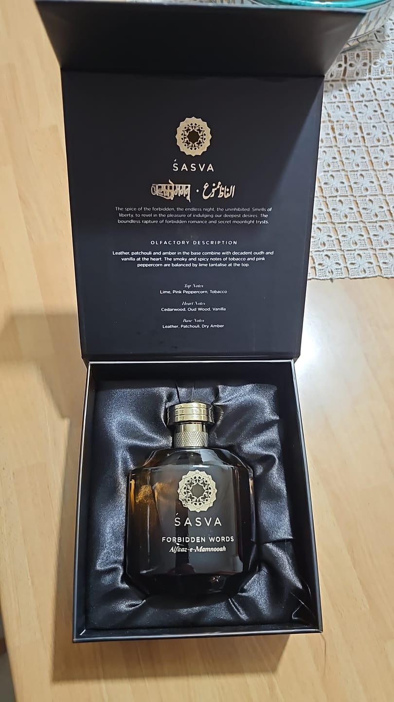 Customer photo review of SASVA - FORBIDDEN WORDS