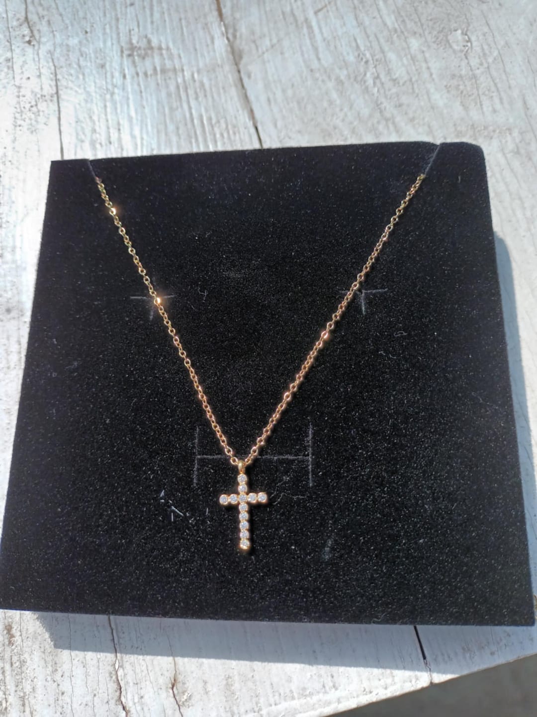 Customer photo review of Lantisor cu Cruciulita si pietricele