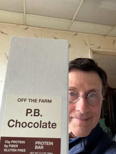 Customer photo review of Peanut Butter Chocolate Protein Bar - Box of 12
