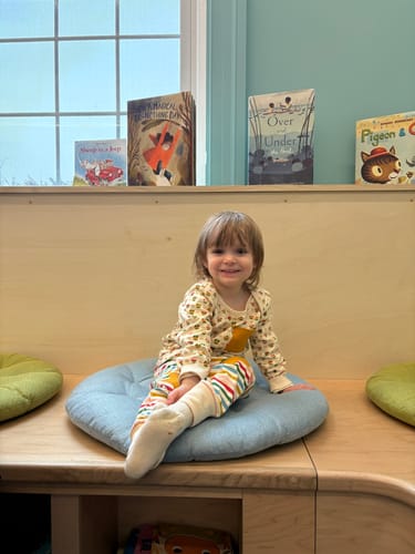 Customer photo review of Little Blooms Organic T-Shirt & Jogger Playset