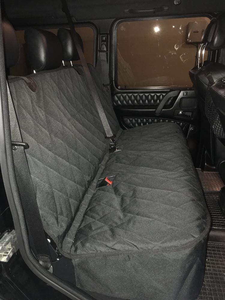 Customer photo review of Dog Rear Seat Cover - No Hammock
