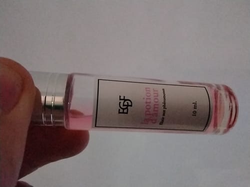 Customer photo review of Elixir Aux Phéromones.