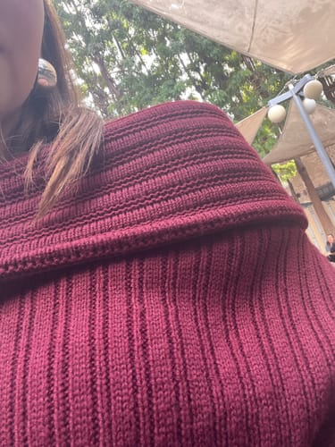 Customer photo review of SWEATER LINA CAFÉ