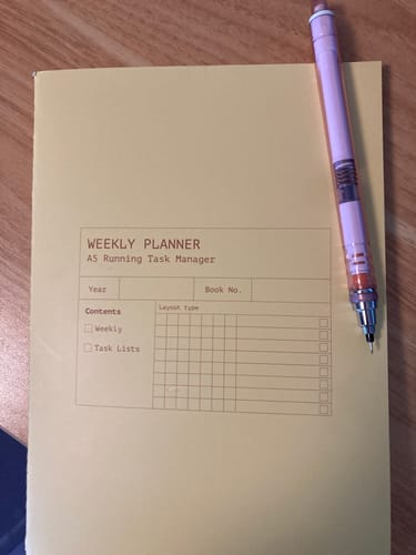 Customer photo review of Weekly Planner