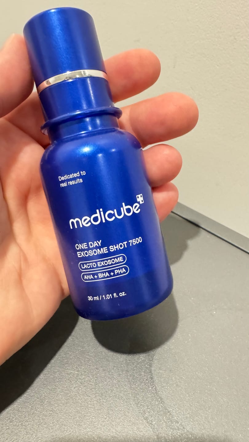 Customer photo review of Atjaunojošs serums ar mikroadatām Medicube One Day Exosome Shot Pore Ampoule 7500