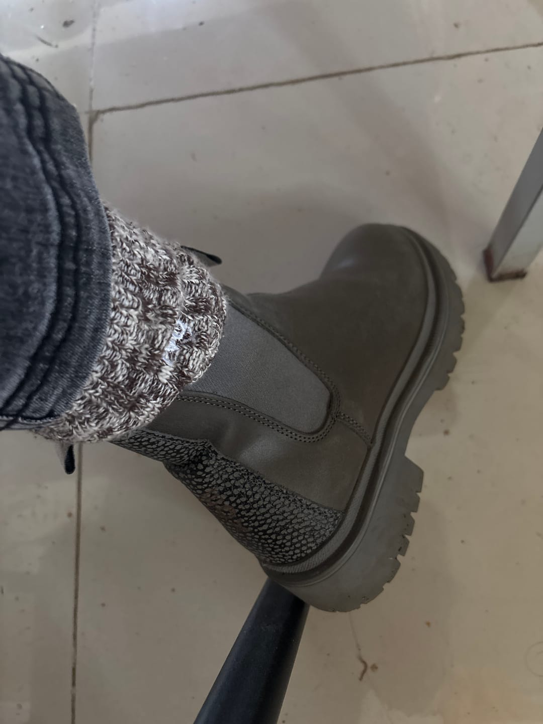 Customer photo review of Calcetín Classic Unisex Café