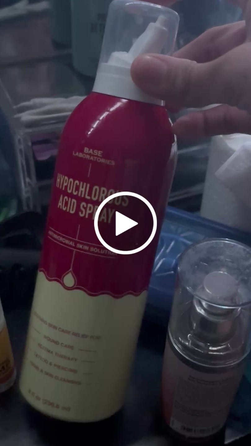 Customer video review of Hypochlorous Acid Spray for Skin & Face | Cleansing Topical Spray