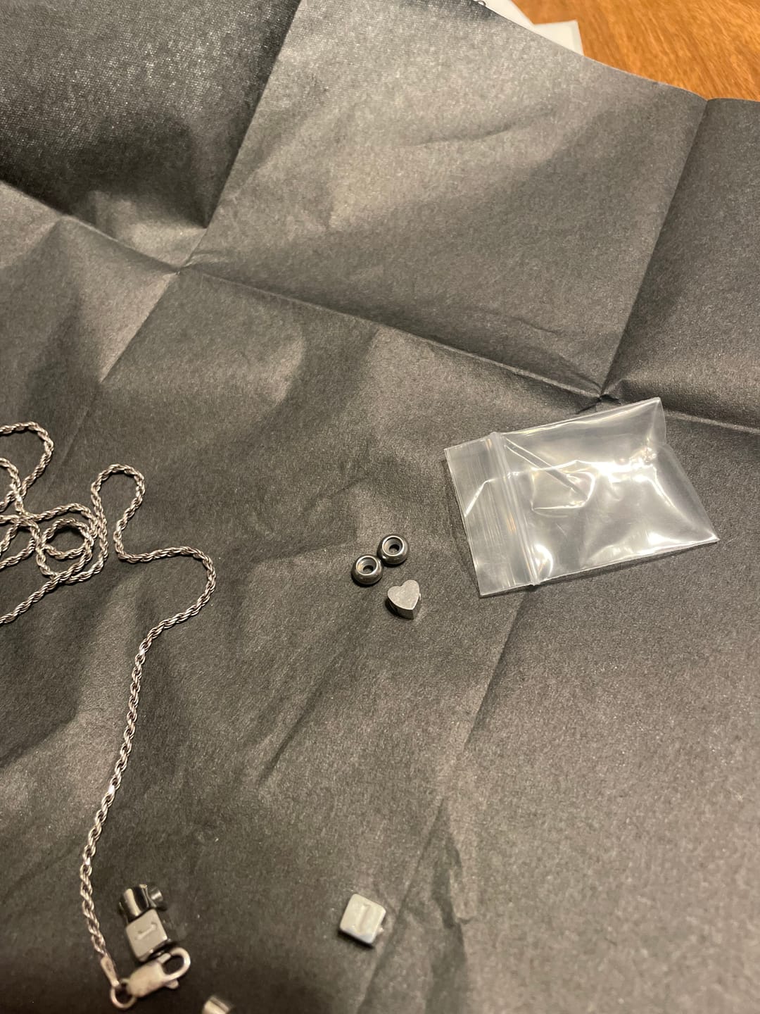 Customer photo review of CUSTOM FRIENDSHIP CHARMS