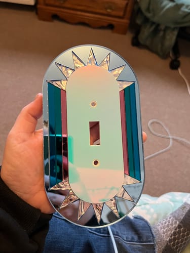 Customer photo review of Mixed Acrylic Single Empire Portal Switch Sample