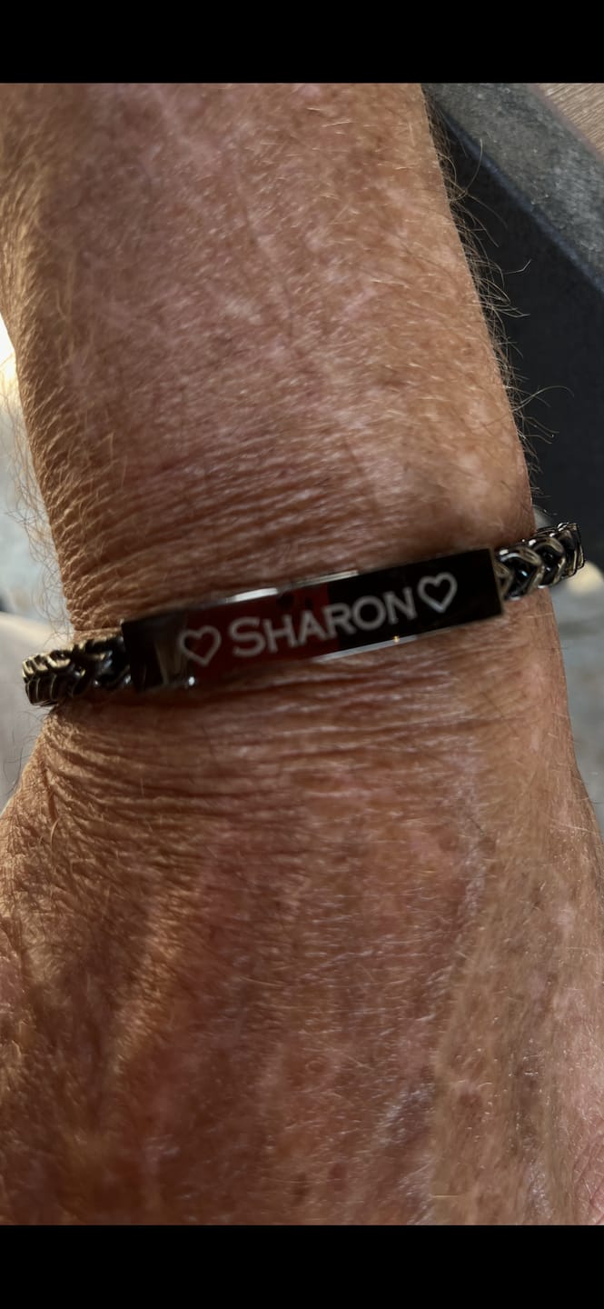 Customer photo review of Franco Link ID Urn Bracelet | 6MM