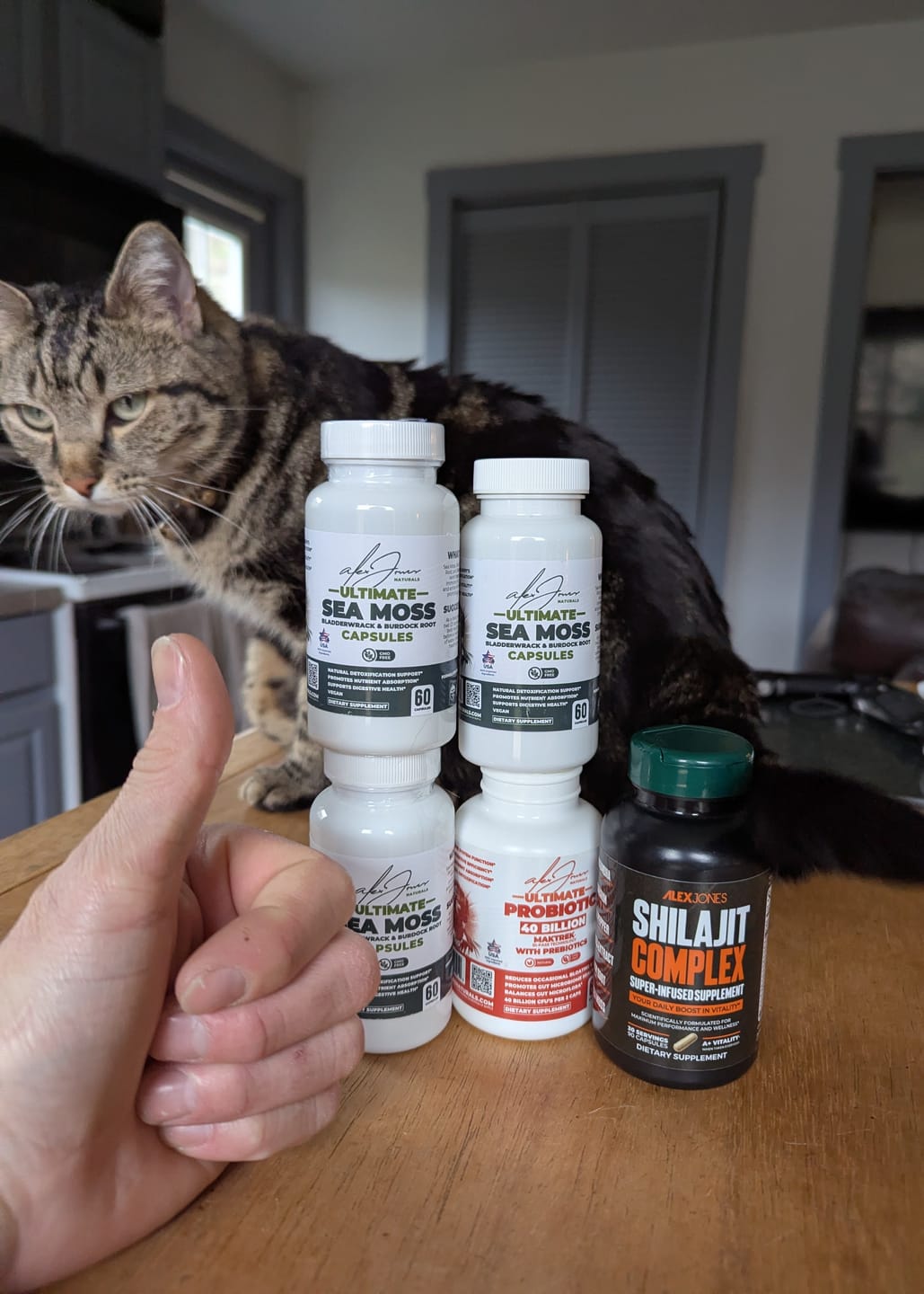 Customer photo review of (3-Pack) Ultimate Seamoss Capsules With Bladderwrack & Burdock Root