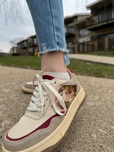 Customer photo review of The Creation of Adam Sneakers