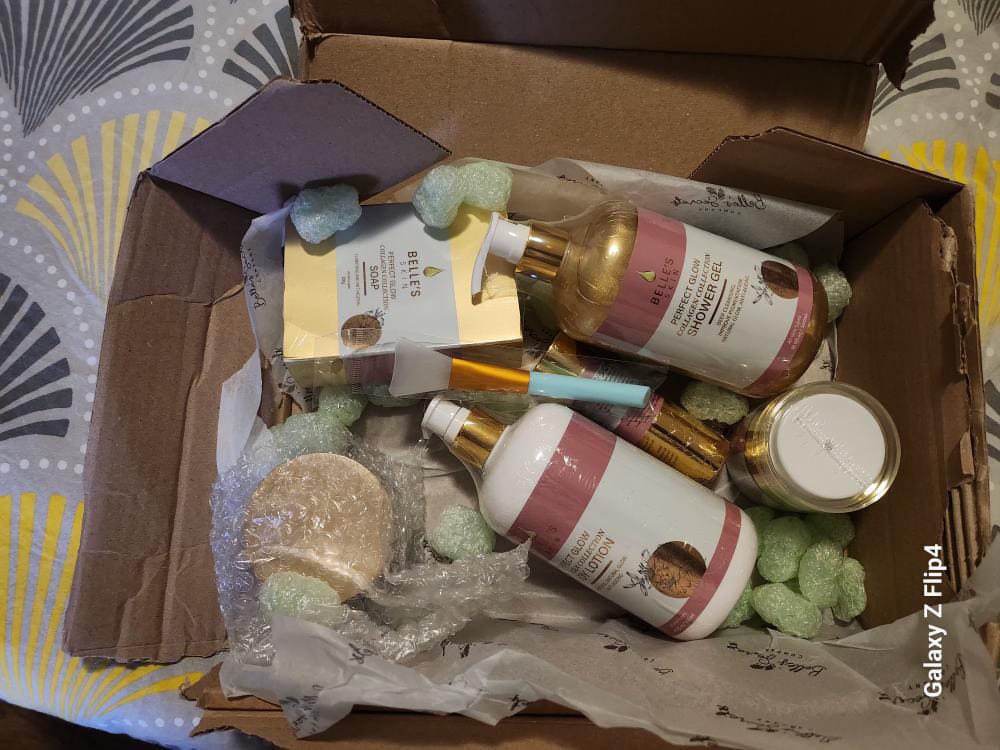 Customer photo review of Perfect Glow Collagen Collection Combo