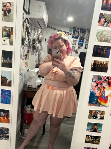 Customer photo review of Chiitan Ruffle Outfit - Kawaii Plush Cosplay MOEFLAVOR